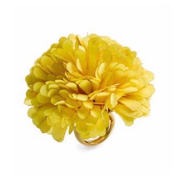 KATE SPADE • Date Night Flower Adjustable Ring - Picture 8 of 8
